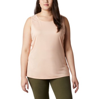 Dámské Tílko Columbia Peak To Point II Plus Size Růžové KSJYXP209